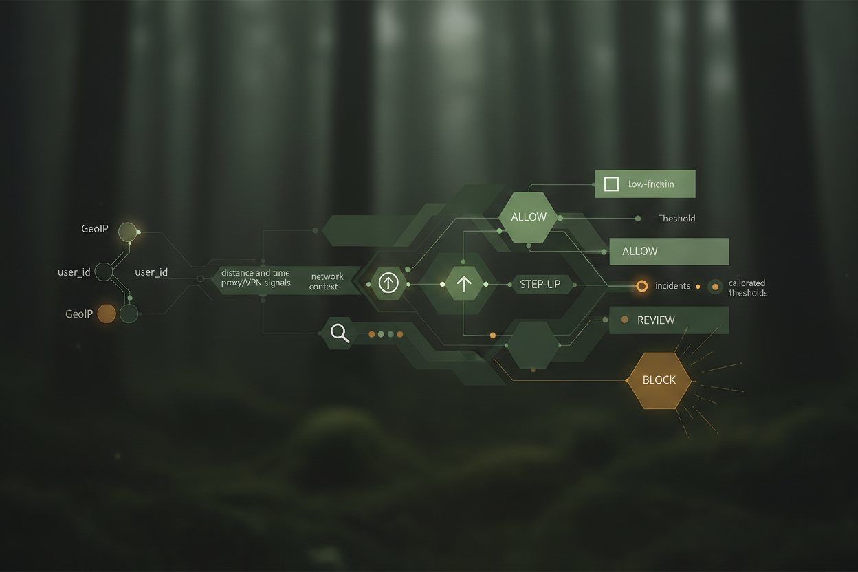 Как построить детект impossible travel с GeoIP и user_id